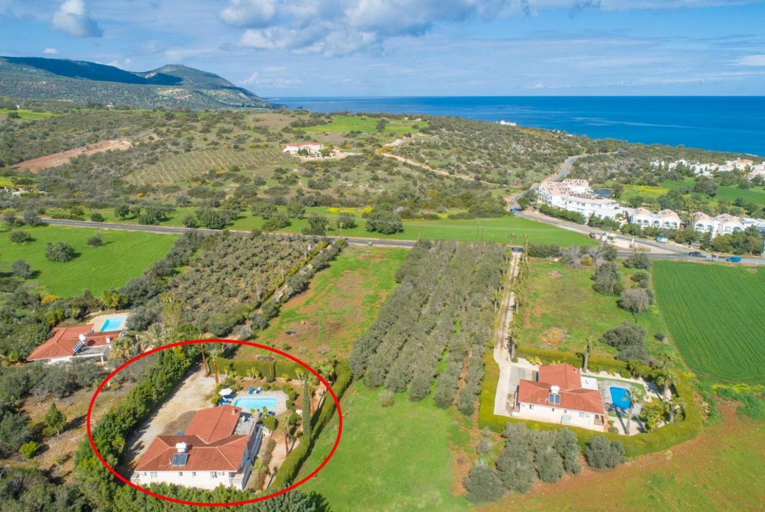 Villa Christia Maris Neo Chorio Esterno foto